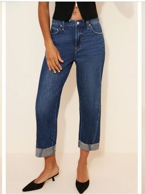 Pistola Kacey Mid Rise Cuffed Boyfriend Jeans